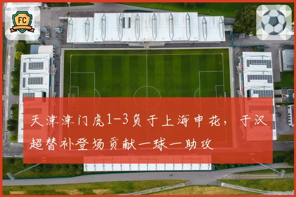 天津津门虎1-3负于上海申花，于汉超替补登场贡献一球一助攻